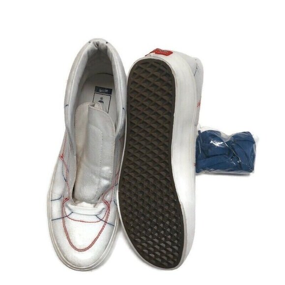 Vans Size 9 Hi Taka Hayashi Vault LX DIY Skateboard Shoes 721454 Marshmallow - Picture 10 of 12